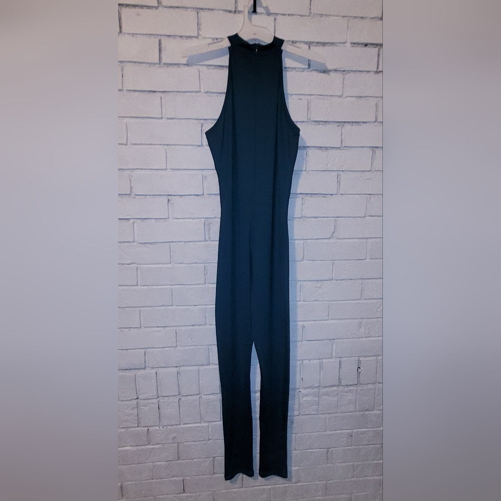 PrettyGarden Halter Neck Jumpsuit in Teal NWT Size Medium